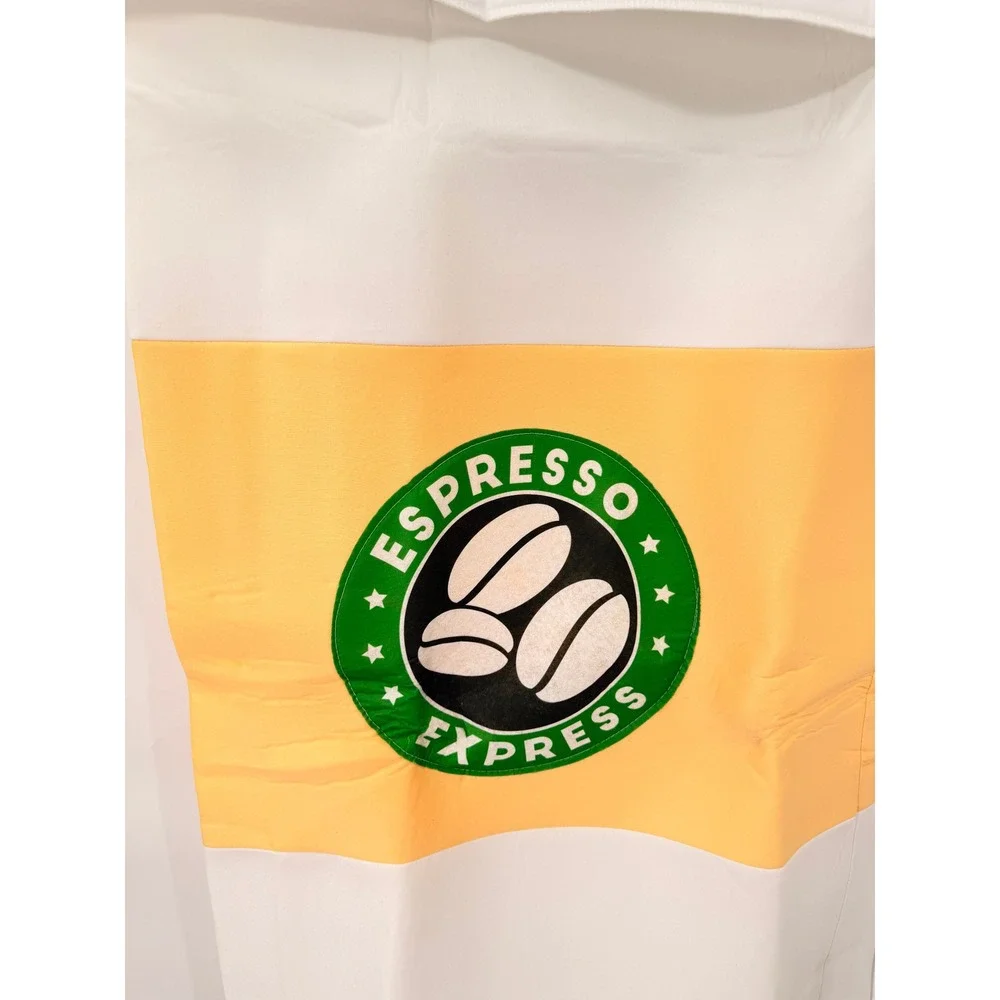 Hauntlook Venti Coffee Cup One Size White Costume Espresso Express Halloween